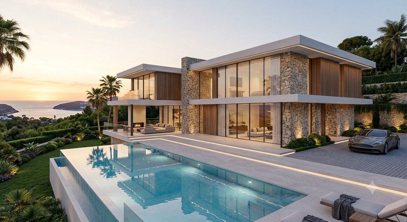 Façade contemporaine d'un projet de l'Atelier Vauban
